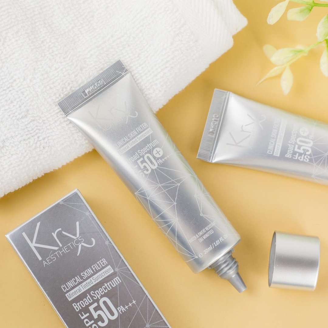 KrX Skin Filter Tinted
Sunscreen SPF 50 PAt++